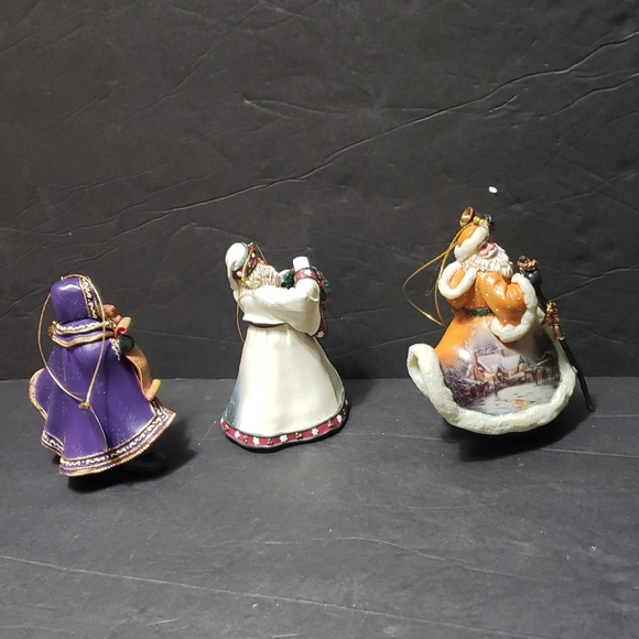 THE ASHTON-DRAKE GALLERIES By Thomas Kinkade Santa Claus Heirloom Ornaments (6) - Picture 3 of 8